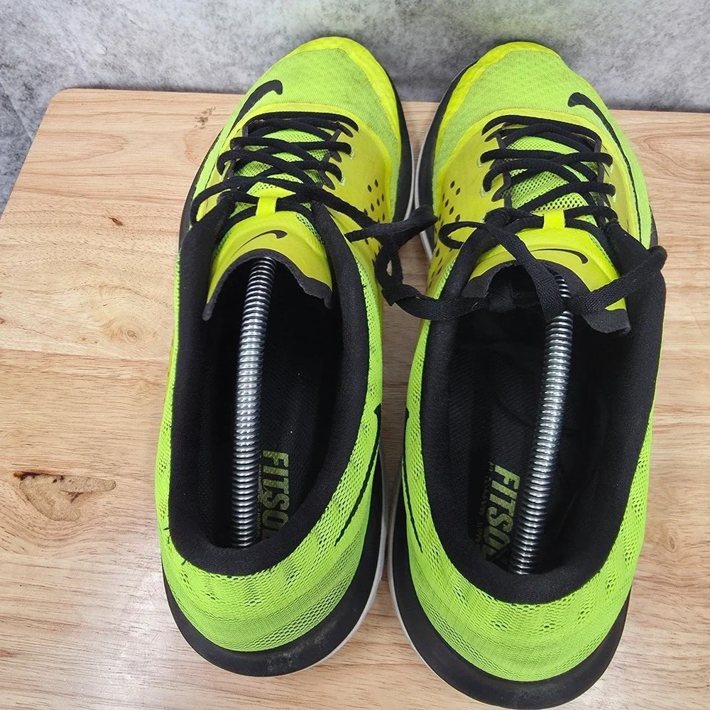 Nike FS Lite Trainer 2 Running Shoe Mens 13 Volt Neon Black White 615972-700